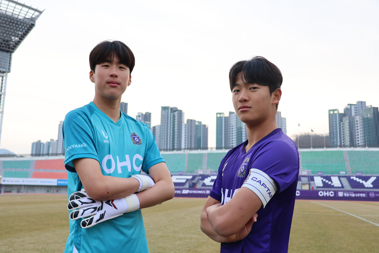 U15팀 주장단 사진