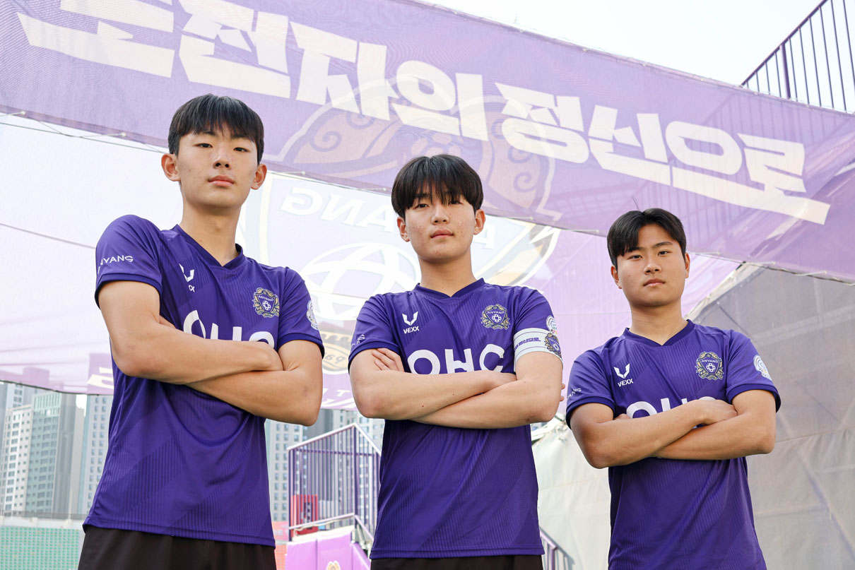 U18팀 주장단 사진